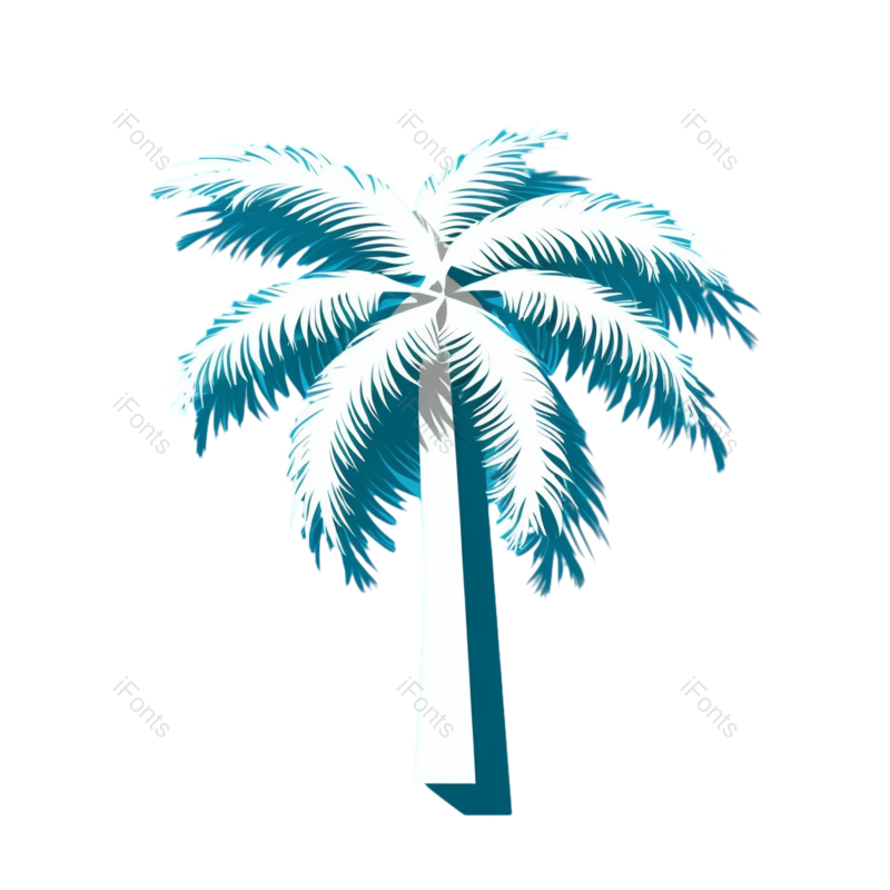 椰子图片,椰子树元素,PNG,免抠素材